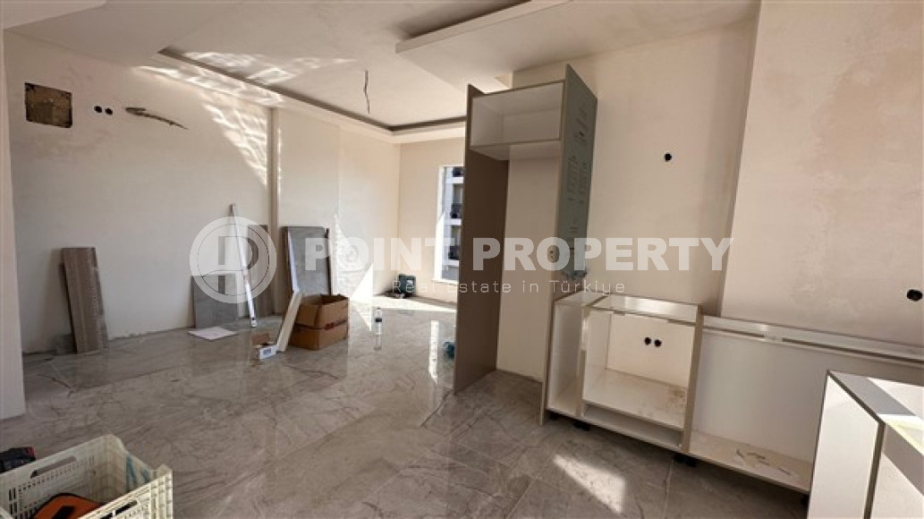 Duplex apartment 120 m2 in a complex at the final stage of construction, Alanya center, Kadipasha-id-3058-photo-9