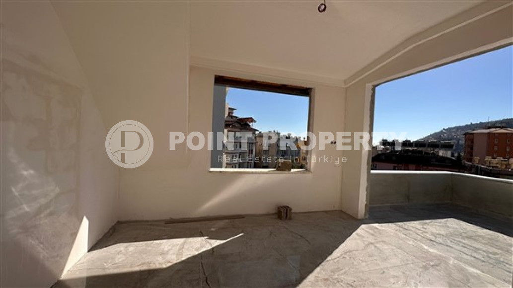 Duplex apartment 120 m2 in a complex at the final stage of construction, Alanya center, Kadipasha-id-3058-photo-14