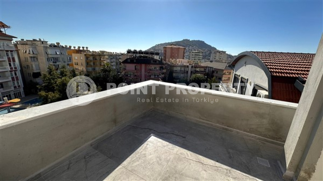 Duplex apartment 120 m2 in a complex at the final stage of construction, Alanya center, Kadipasha-id-3058-photo-15