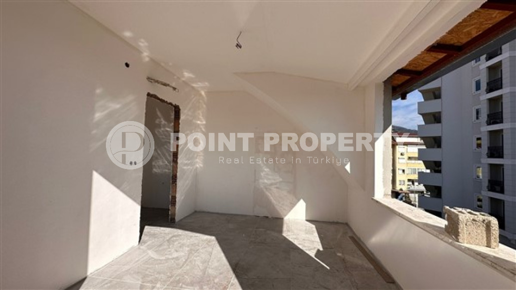 Duplex apartment 120 m2 in a complex at the final stage of construction, Alanya center, Kadipasha-id-3058-photo-17