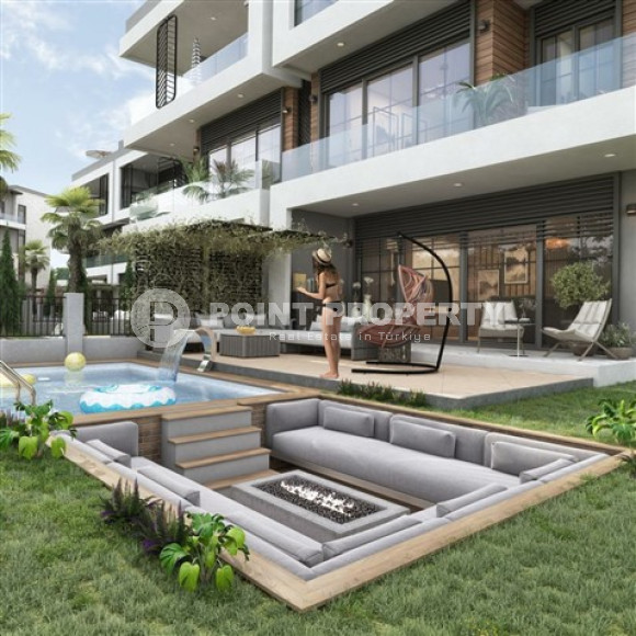 Элитный комплекс состоящий из триплексных вилл площадью 200 - 420 м2, центр Аланьи-id-3060-фото-2