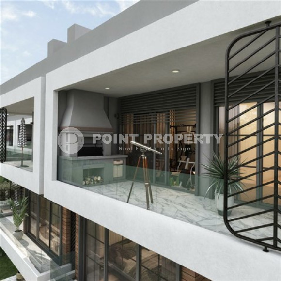 Элитный комплекс состоящий из триплексных вилл площадью 200 - 420 м2, центр Аланьи-id-3060-фото-3