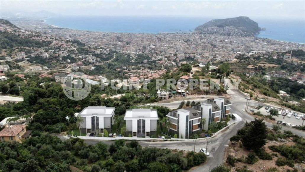 Элитный комплекс состоящий из триплексных вилл площадью 200 - 420 м2, центр Аланьи-id-3060-фото-13