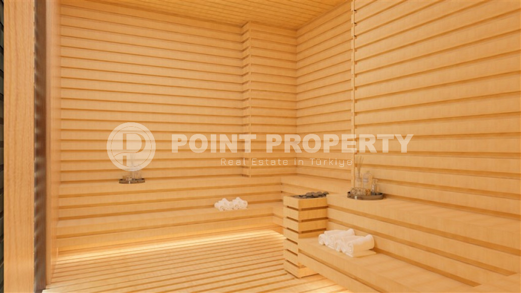 Элитный комплекс состоящий из триплексных вилл площадью 200 - 420 м2, центр Аланьи-id-3060-фото-23