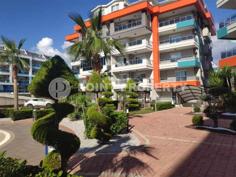 Двухуровневые апартаменты с 2 спальнями в 200 метрах от моря, Кестель, Аланья-id-3061-фото-3