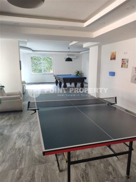 Двухуровневые апартаменты с 2 спальнями в 200 метрах от моря, Кестель, Аланья-id-3061-фото-8