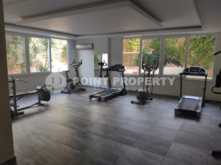 Двухуровневые апартаменты с 2 спальнями в 200 метрах от моря, Кестель, Аланья-id-3061-фото-12