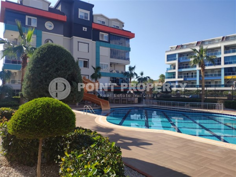 Двухуровневые апартаменты с 2 спальнями в 200 метрах от моря, Кестель, Аланья-id-3061-фото-18