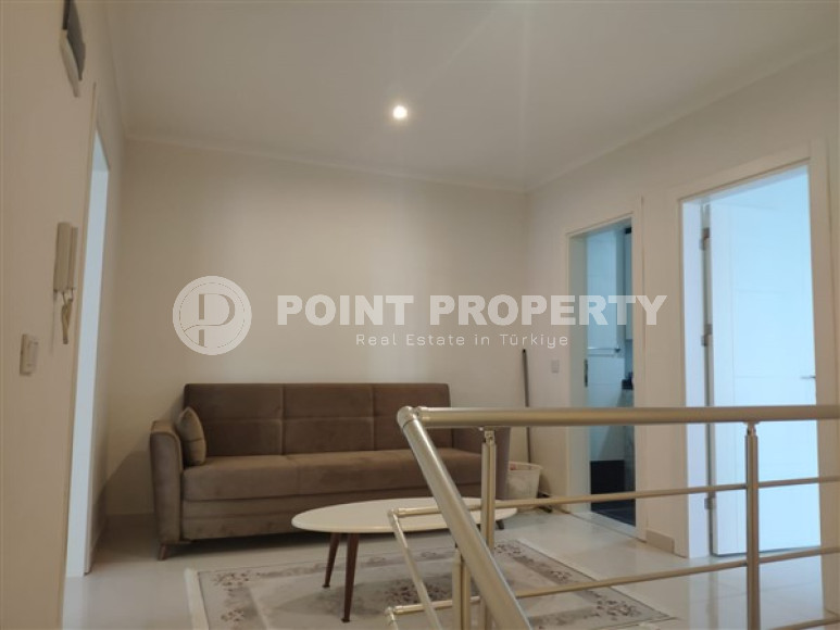 Двухуровневые апартаменты с 2 спальнями в 200 метрах от моря, Кестель, Аланья-id-3061-фото-19