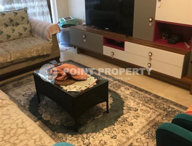 Двухуровневая квартира 3+1 с выходом в сад в комплексе у моря, Конаклы, Аланья-id-3063-фото-2