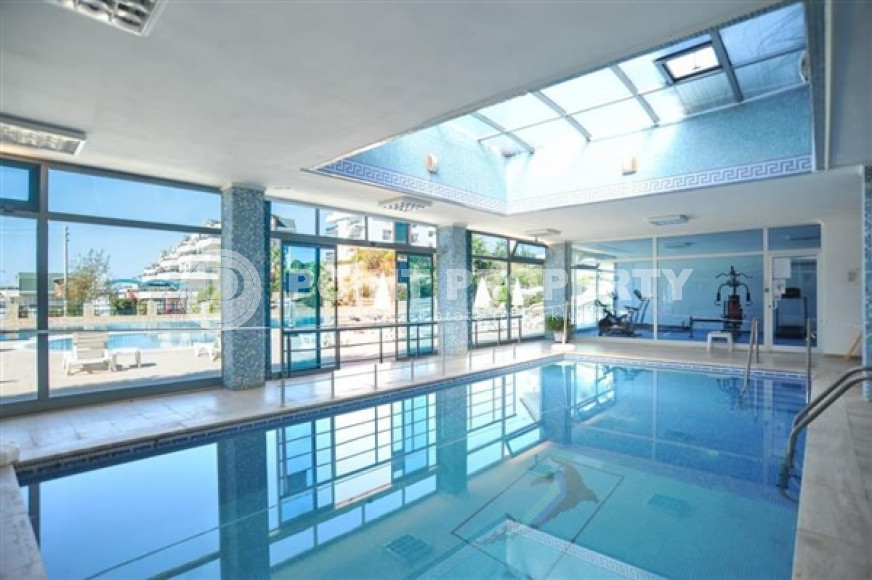 Двухуровневая квартира 3+1 с выходом в сад в комплексе у моря, Конаклы, Аланья-id-3063-фото-6