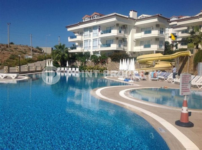 Двухуровневая квартира 3+1 с выходом в сад в комплексе у моря, Конаклы, Аланья-id-3063-фото-12