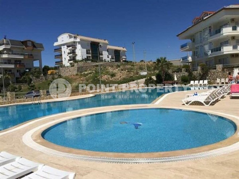 Двухуровневая квартира 3+1 с выходом в сад в комплексе у моря, Конаклы, Аланья-id-3063-фото-14