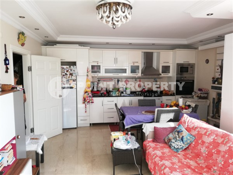 Двухуровневая квартира 3+1 с выходом в сад в комплексе у моря, Конаклы, Аланья-id-3063-фото-21