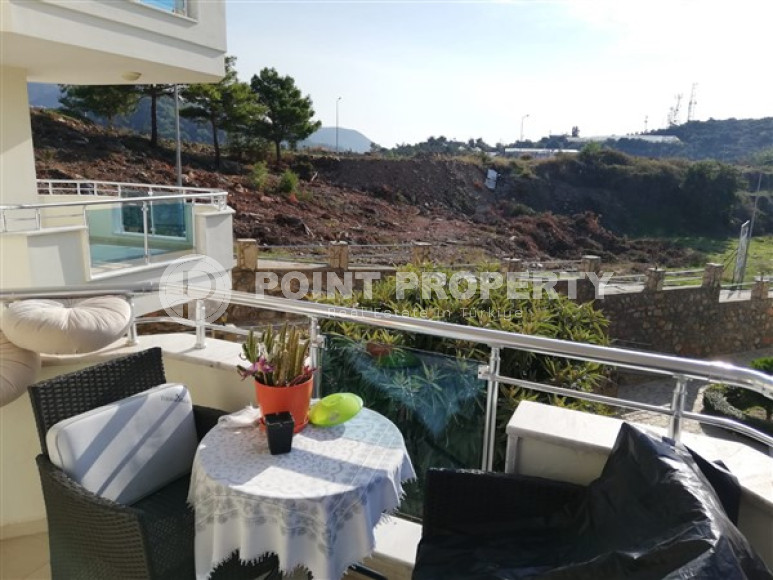 Двухуровневая квартира 3+1 с выходом в сад в комплексе у моря, Конаклы, Аланья-id-3063-фото-22