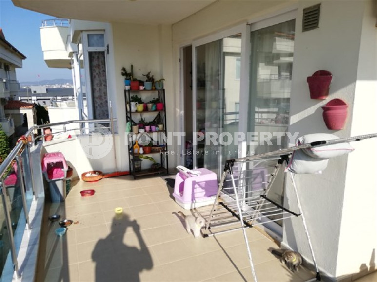 Двухуровневая квартира 3+1 с выходом в сад в комплексе у моря, Конаклы, Аланья-id-3063-фото-25