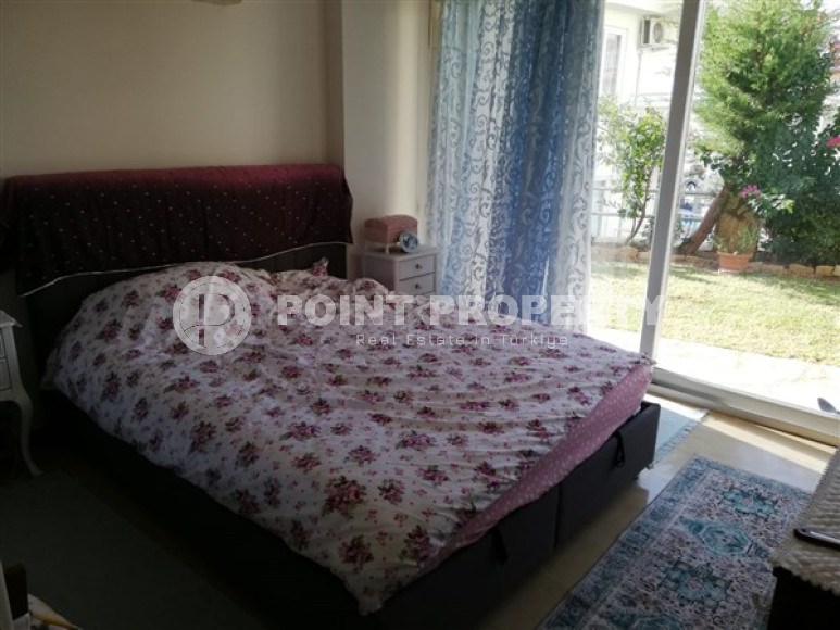 Двухуровневая квартира 3+1 с выходом в сад в комплексе у моря, Конаклы, Аланья-id-3063-фото-27