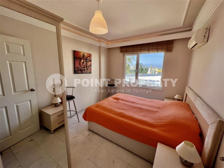 Квартира 3+1 у моря, с большим салоном и балконами с безрамным остеклением, Тосмур, Аланья-id-3064-фото-10