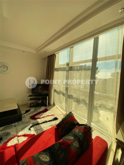 Элегантная квартира с двумя спальнями, с мебелью, в элитном комплексе, Оба, Аланья-id-3066-фото-4