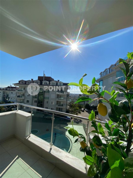 Элегантная квартира с двумя спальнями, с мебелью, в элитном комплексе, Оба, Аланья-id-3066-фото-8