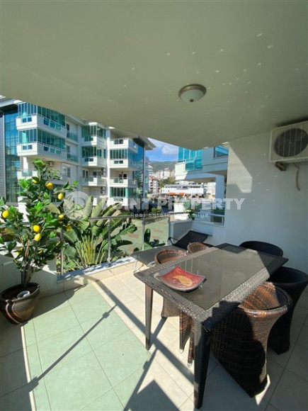 Элегантная квартира с двумя спальнями, с мебелью, в элитном комплексе, Оба, Аланья-id-3066-фото-9