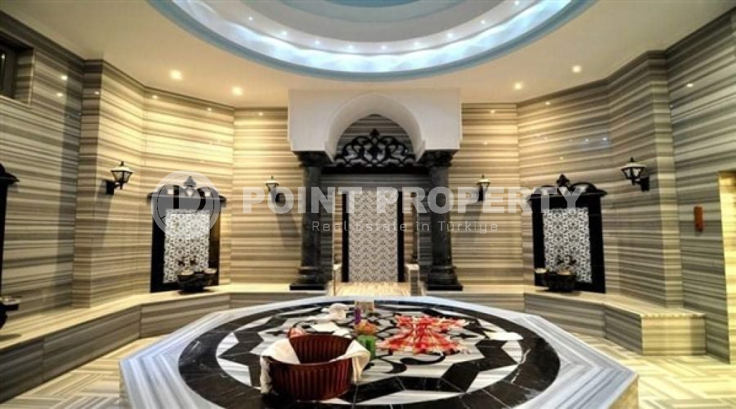 Элегантная квартира с двумя спальнями, с мебелью, в элитном комплексе, Оба, Аланья-id-3066-фото-29