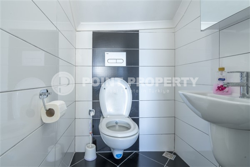 Spacious penthouse 4+2 with sea and mountain views, 225 m2, Oba district. 400 meters to the beach. Suitable for citizenship-id-2552-photo-18