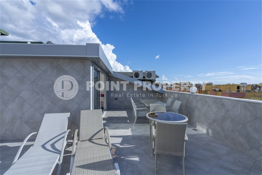 Spacious penthouse 4+2 with sea and mountain views, 225 m2, Oba district. 400 meters to the beach. Suitable for citizenship-id-2552-photo-21