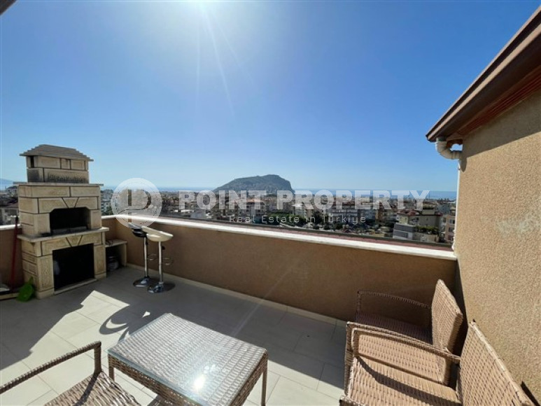 Comfortable duplex with a large area of 200 m2, the center of Alanya, with three bathrooms-id-3072-photo-5