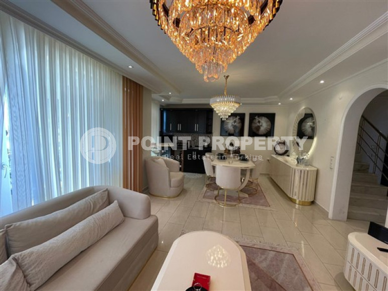 Comfortable duplex with a large area of 200 m2, the center of Alanya, with three bathrooms-id-3072-photo-11