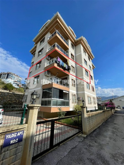 Уютная трёхкомнатная квартира 120 м2 в районе Джикджилли, Аланья, продается без мебели-id-3075-фото-16