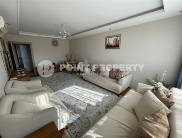 Уютная трёхкомнатная квартира 120 м2 в районе Джикджилли, Аланья, продается без мебели-id-3075-фото-3