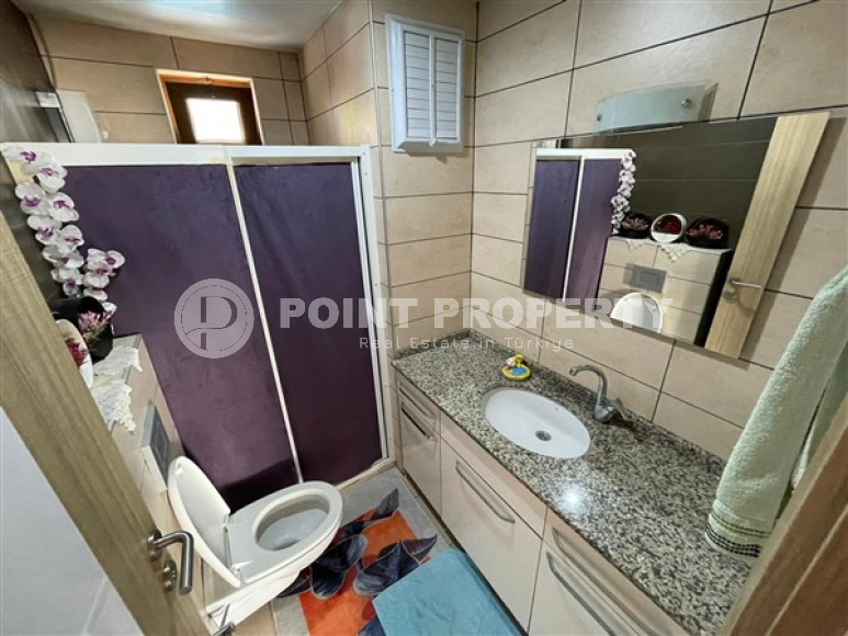 Уютная трёхкомнатная квартира 120 м2 в районе Джикджилли, Аланья, продается без мебели-id-3075-фото-8