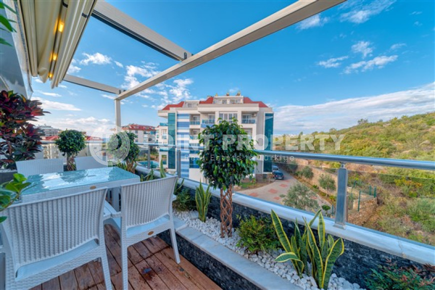 Дизайнерский дуплекс площадью 195 м2 в резиденции 2015 года, Кестель, Аланья-id-3076-фото-4