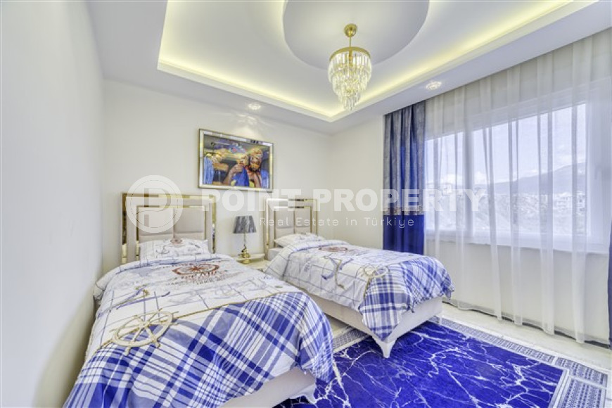 Дизайнерский дуплекс площадью 195 м2 в резиденции 2015 года, Кестель, Аланья-id-3076-фото-14