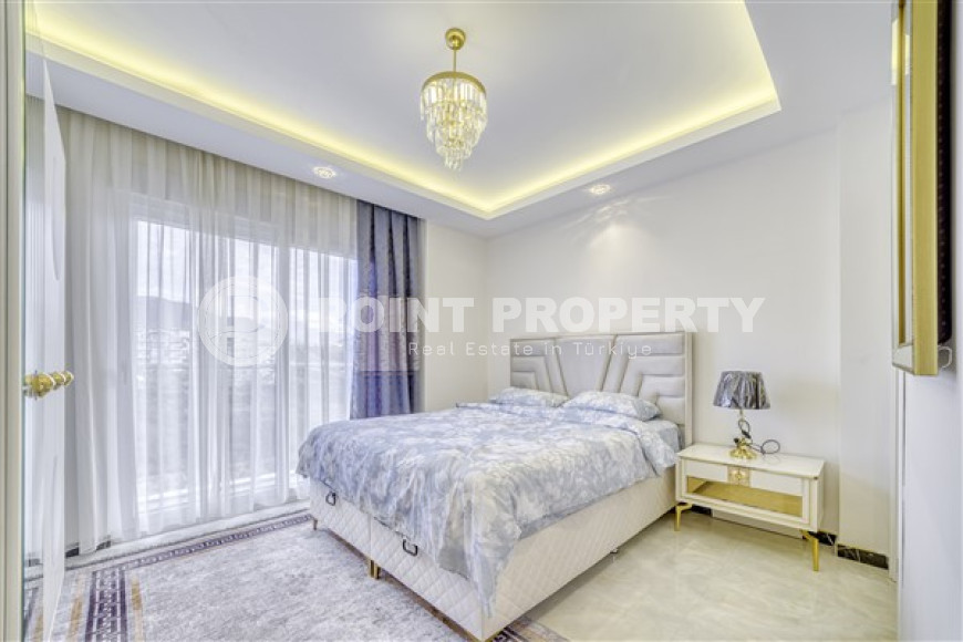 Дизайнерский дуплекс площадью 195 м2 в резиденции 2015 года, Кестель, Аланья-id-3076-фото-16