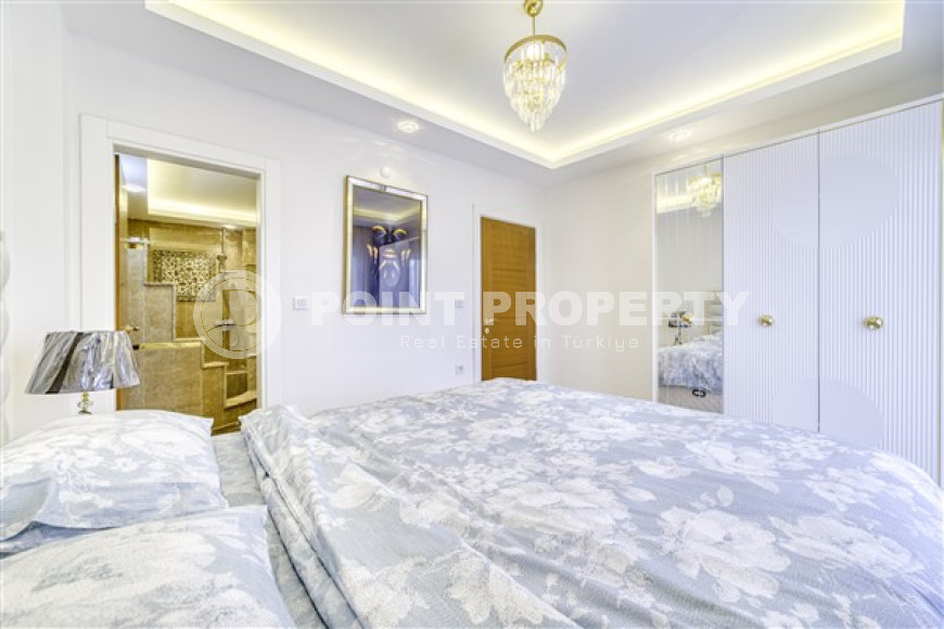 Дизайнерский дуплекс площадью 195 м2 в резиденции 2015 года, Кестель, Аланья-id-3076-фото-17