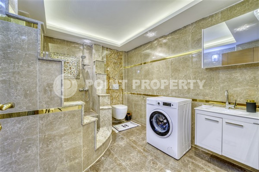 Дизайнерский дуплекс площадью 195 м2 в резиденции 2015 года, Кестель, Аланья-id-3076-фото-18