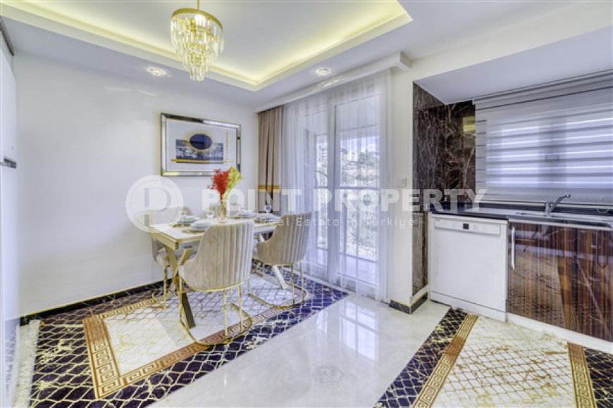 Дизайнерский дуплекс площадью 195 м2 в резиденции 2015 года, Кестель, Аланья-id-3076-фото-26