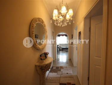 Большая трёхкомнатная квартира 140 м² с мебелью, 600 метров до моря, Тосмур, Аланья-id-3078-фото-2