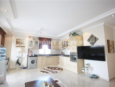 Большая трёхкомнатная квартира 140 м² с мебелью, 600 метров до моря, Тосмур, Аланья-id-3078-фото-5