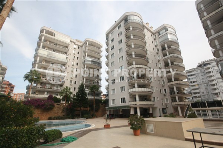 Большая трёхкомнатная квартира 140 м² с мебелью, 600 метров до моря, Тосмур, Аланья-id-3078-фото-12