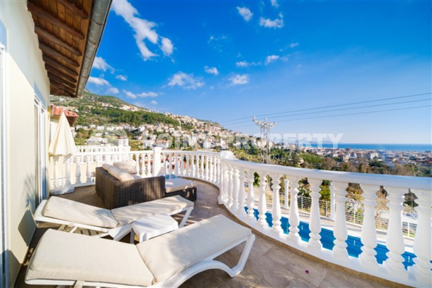 Очаровательная дуплексная вилла с двумя просторными балконами, центр Аланьи, Тепе-id-3079-фото-19