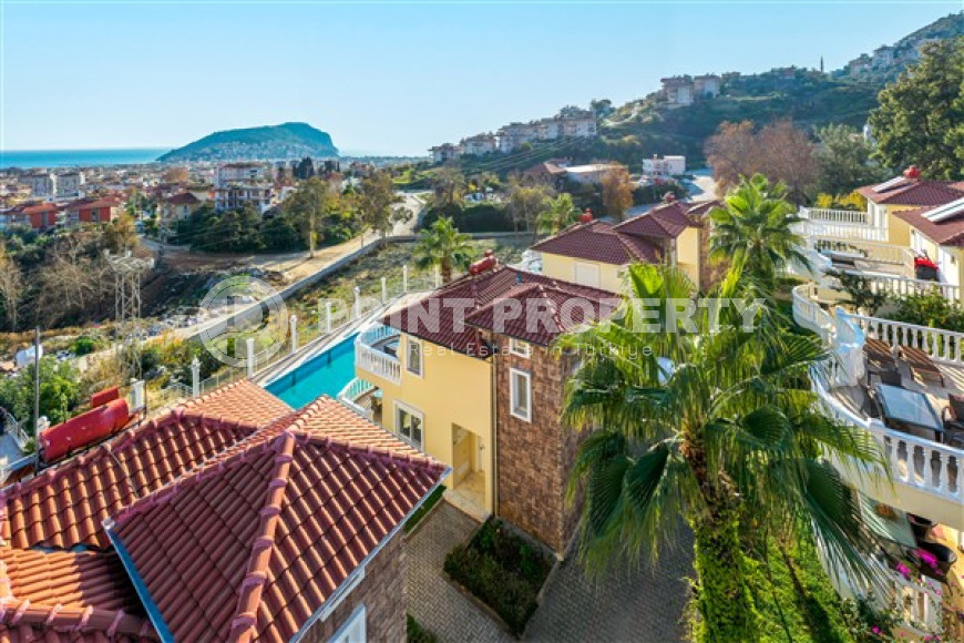 Очаровательная дуплексная вилла с двумя просторными балконами, центр Аланьи, Тепе-id-3079-фото-27