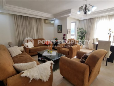 Просторная и готовая к проживанию квартира 110 м2, центр Аланьи, с мебелью-id-3080-фото-1