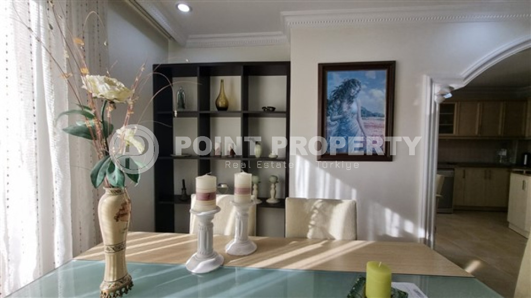 Просторная и готовая к проживанию квартира 110 м2, центр Аланьи, с мебелью-id-3080-фото-5