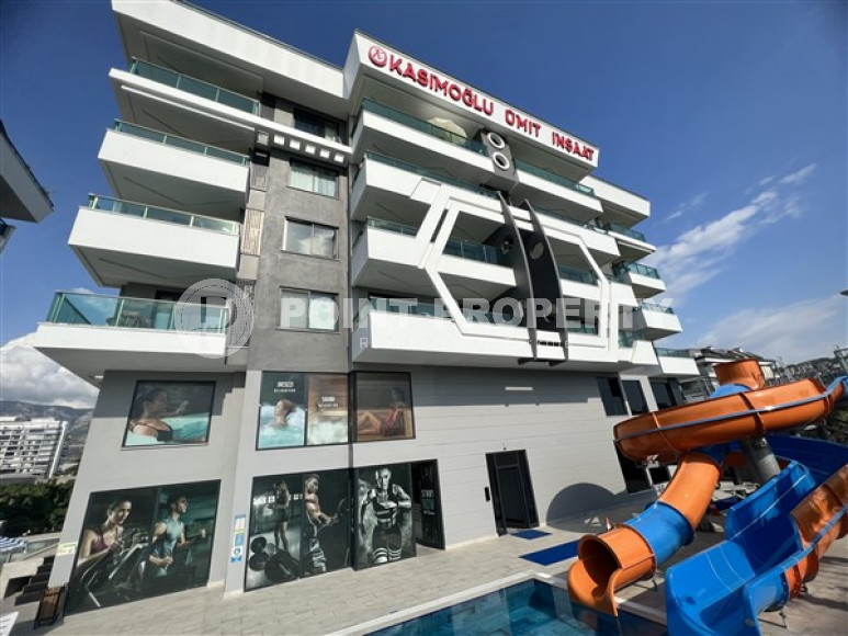 Вместительные апартаменты 2+1 в районе Каргыджак, Аланья в малоэтажном комплексе-id-3081-фото-2