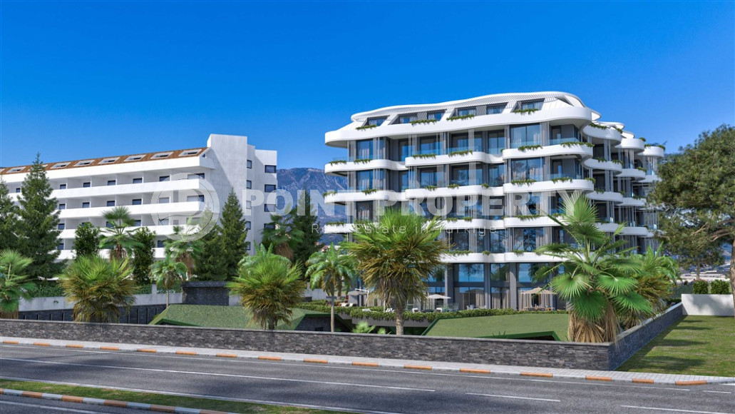 Two-room apartment 67 m2 on the first line of the sea in Kargicak, Alanya-id-3085-photo-3