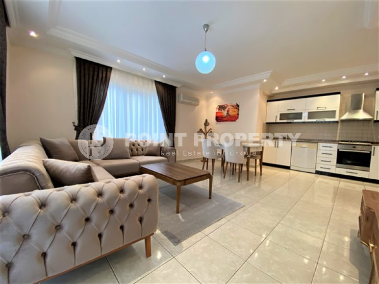 Прелестная квартира 2+1 с мебель, готовая к проживанию, в районе Оба, Аланья-id-3091-фото-4