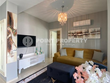 Атмосферная двухкомнатная квартира 50 м² в районе Оба, Аланья-id-3092-фото-3